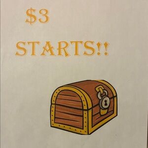 Brown and Gold Treasure Chest Illustration